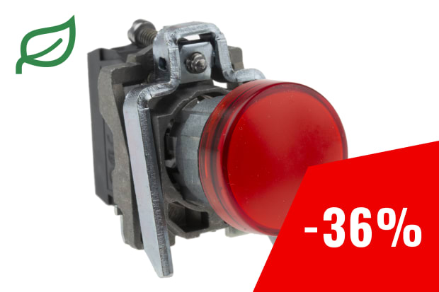 Lampada spia rossa led 24V